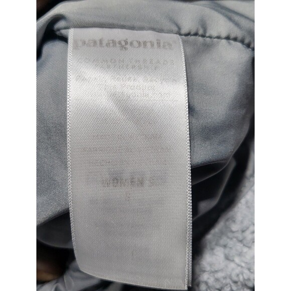 Patagonia Women S Gray Sleeveless Fleece Full Zip Vest @j9 - Picture 6 of 6